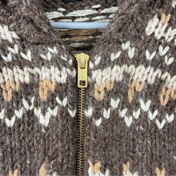 Ralph Lauren Double RL RRL Brown Cardigan Sweater - Picture 9 of 9